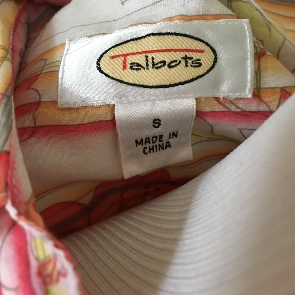 Talbots Ruffle Edged Blouse - Picture 7 of 7